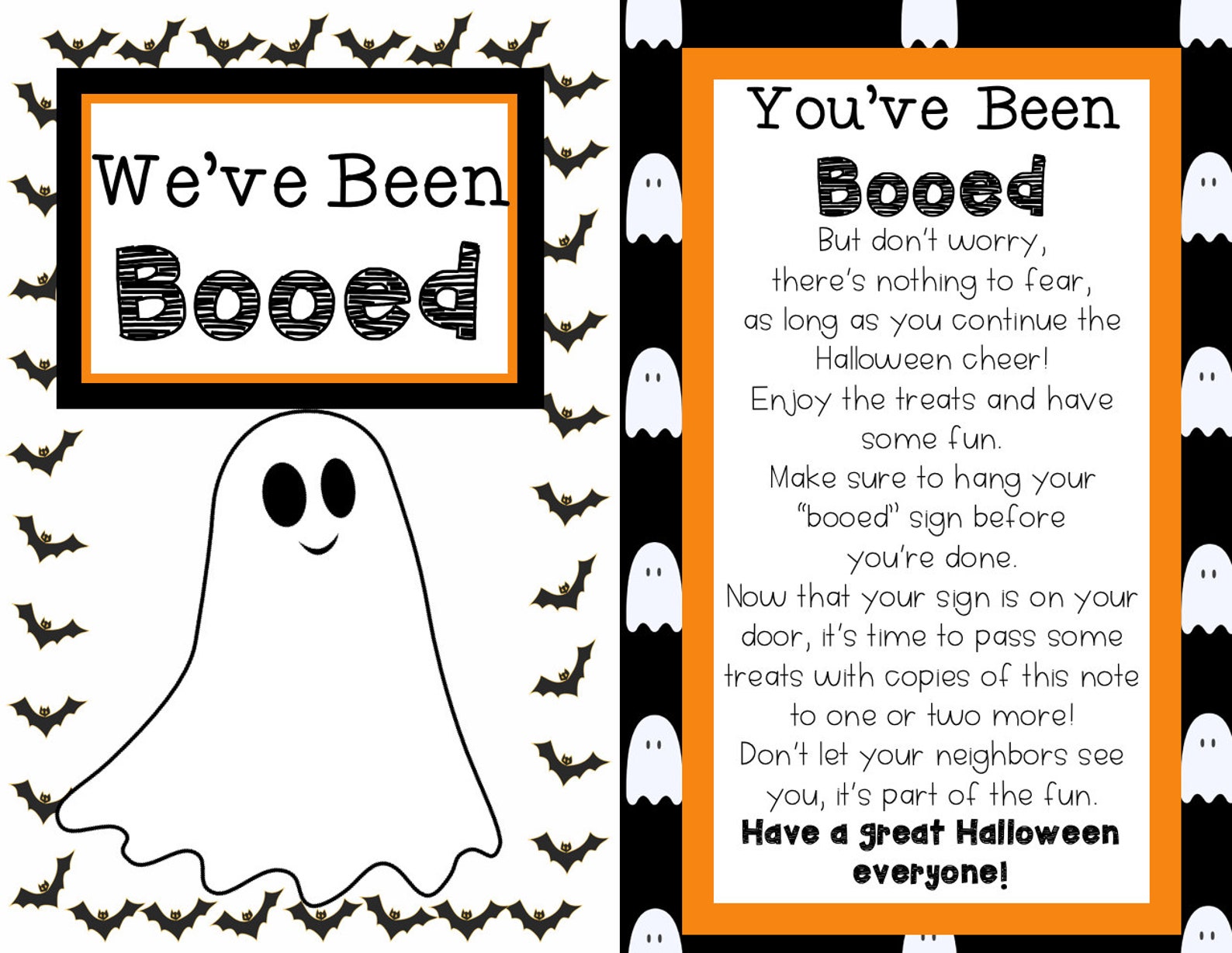 You ve Been Booed Printables Booed Weve Been Booed Etsy You ve Been Booed Printables Booed Weve Been Booed Etsy