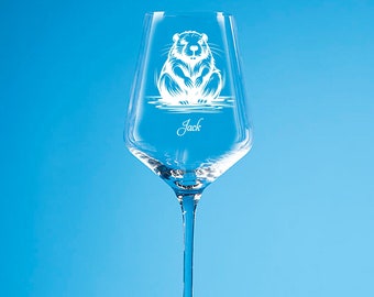 Beaver Shape Whiskey Glasses X4 Double 14 Oz Premium Old Fashioned  display picture 1