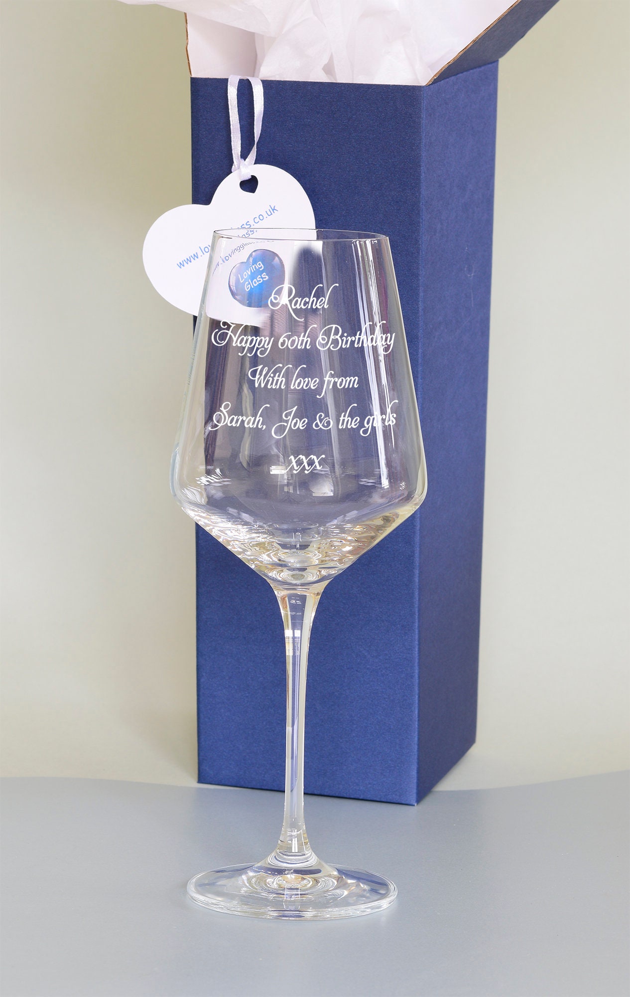 Awesome Since 1959 60th Birthday Funny Gift Wine Glass 