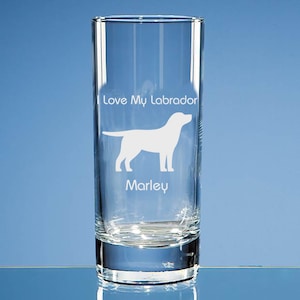 Labrador Highball Personalised Engraved Gift For Dog Lovers, Labrador Retriever Gift, Labrador Gift, Labrador Dog Gift, Labrador Glass Gift