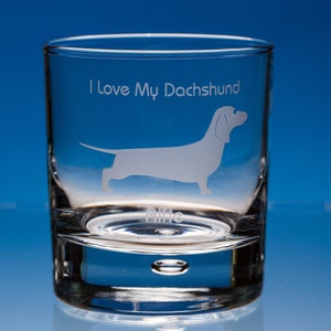 Dachshund Wine or Whiskey Glass Gift, Personalised Gift For Dachshund Lover, Christmas Gift for Dog Lover, Wiener Dog Gift, Dachshund Hound, image 3