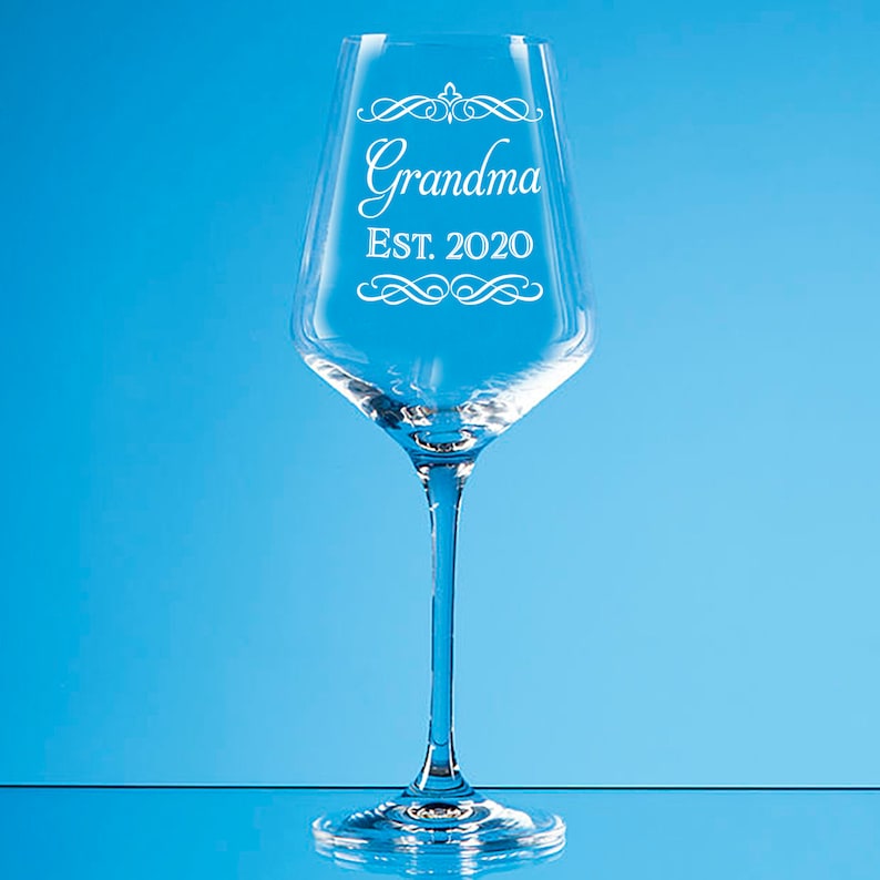 Grandma Gift Wine Glass Personalised Granny Christmas Gift Etsy UK