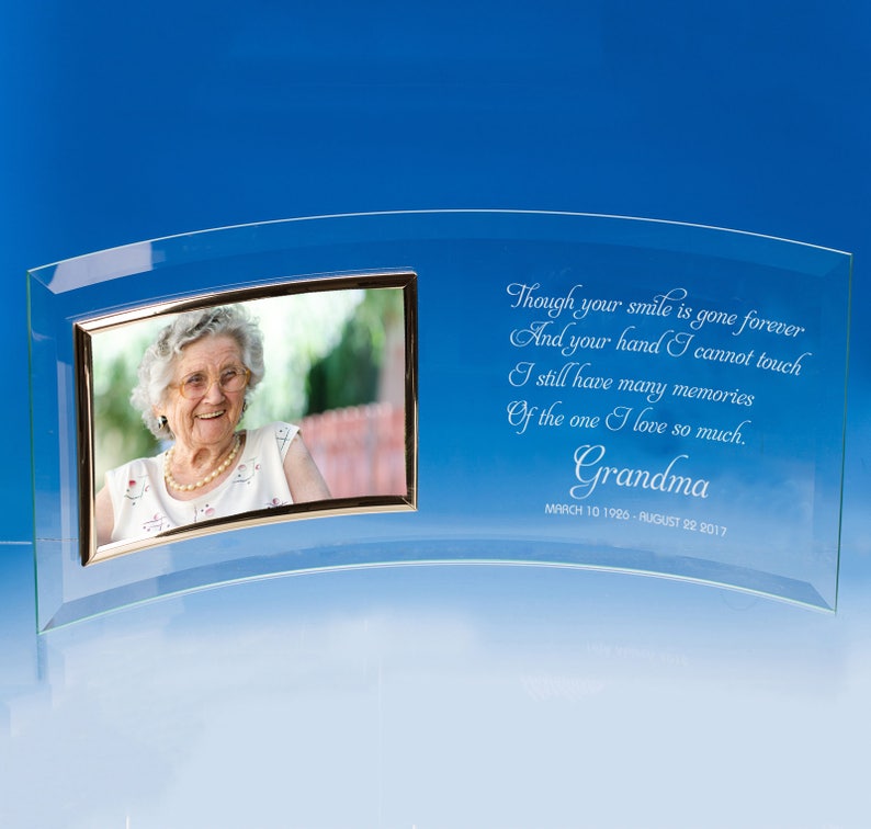 Grandma In Memory Personalised Picture Frame In Loving Memory Frame Memorial Gift Sympathy Gift Bereavement Gift Granny Remembrance