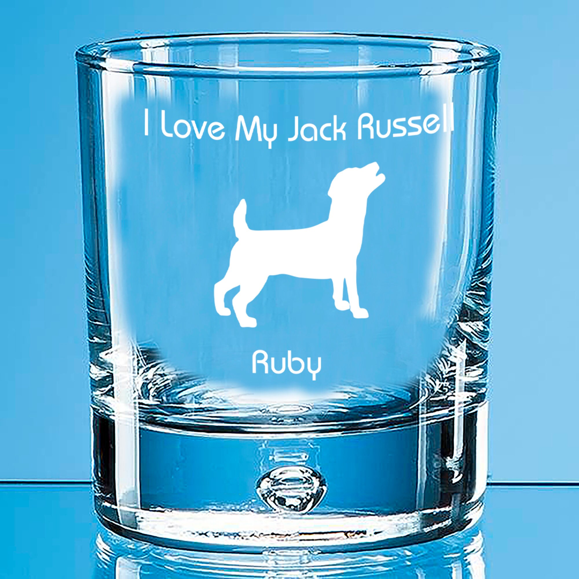 Jack Russell vino vidrio o whisky de cristal regalo Etsy España