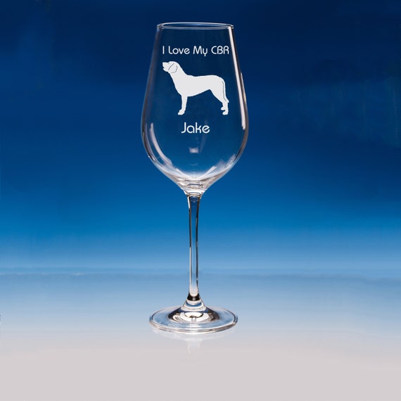 Chesapeake Bay Retriever Dog Lover Gift Engraved Personalised Fine Wine Glass Add Name and Message Birthday Gift Christmas Gift