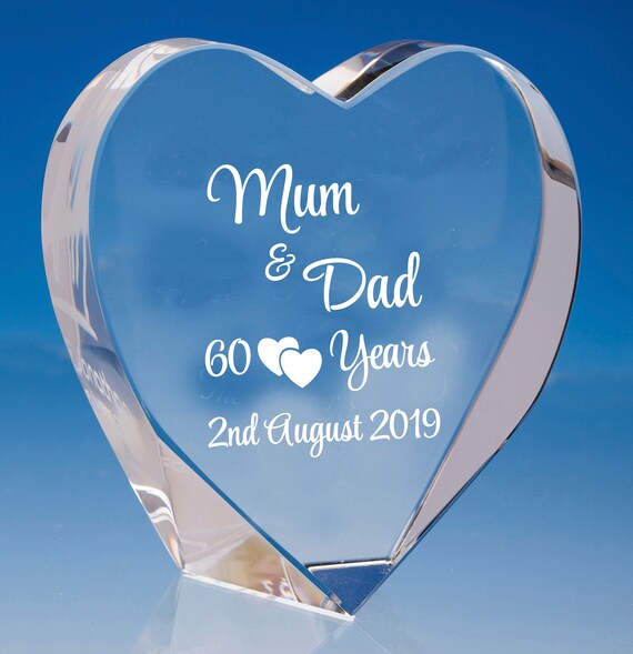 diamond wedding anniversary gifts for mum and dad