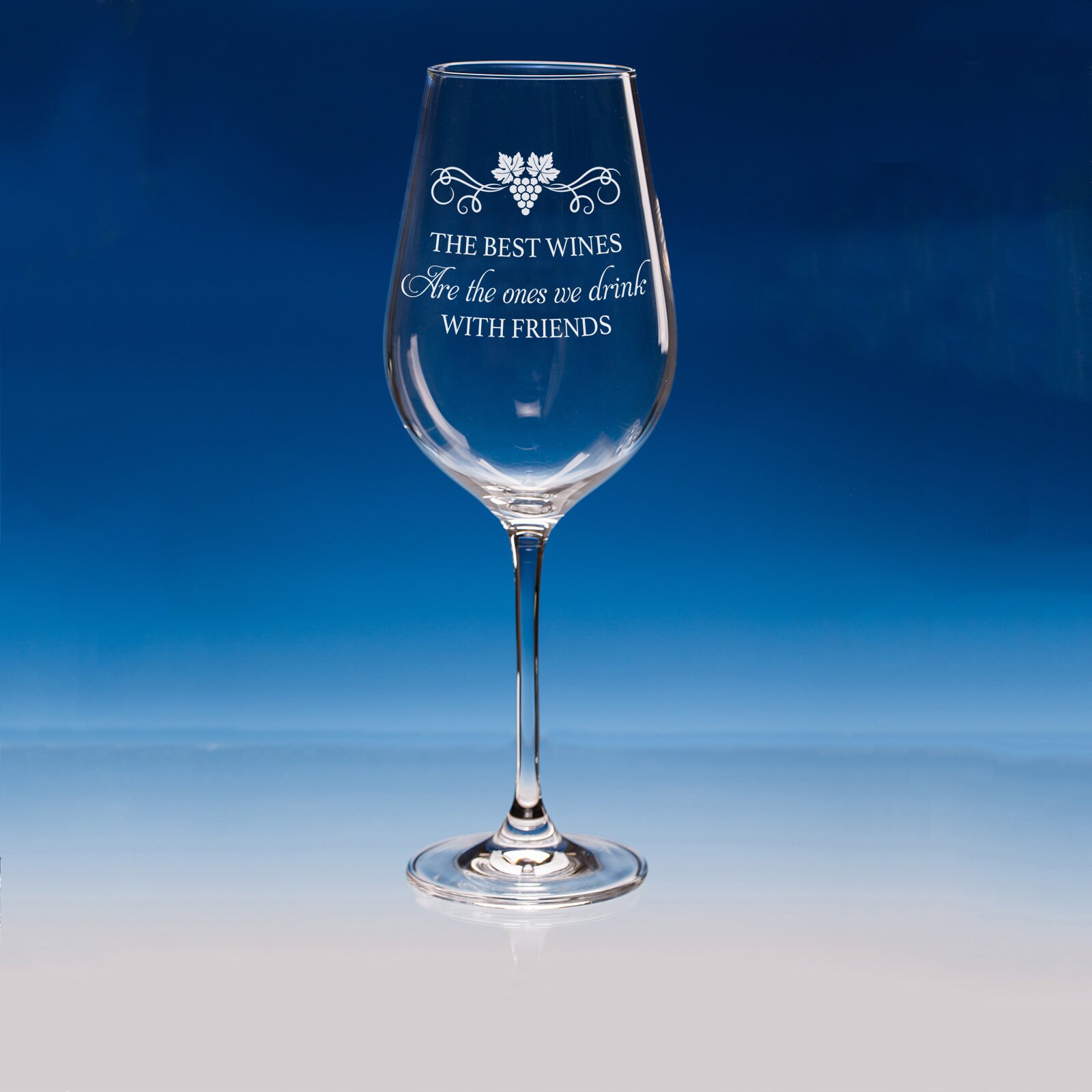 Inspirational Quote Wine Glass Personalised Wine Lover Gift Etsy