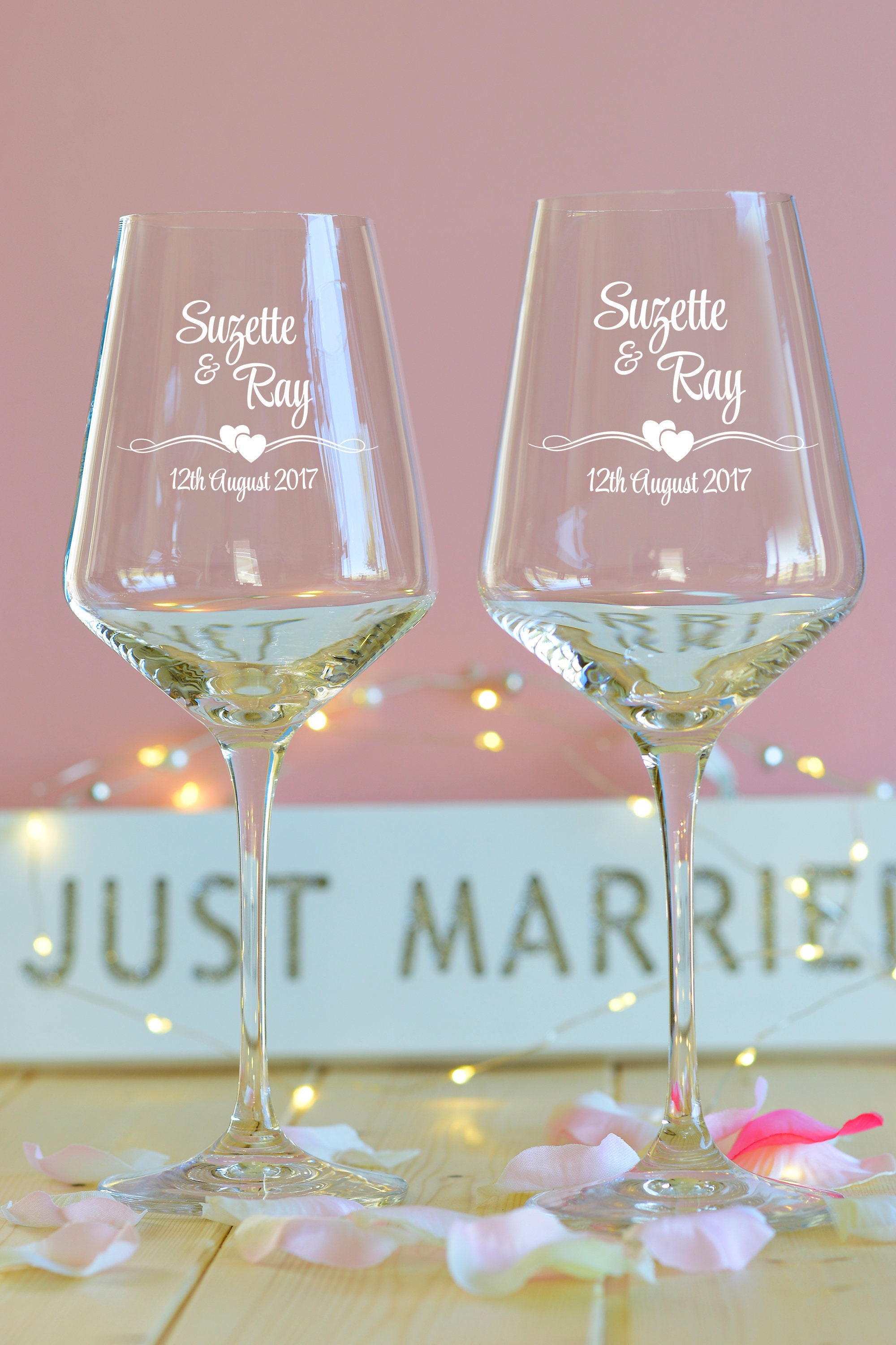 😍 La mejor selección de copas de vino personalizadas para boda!!!