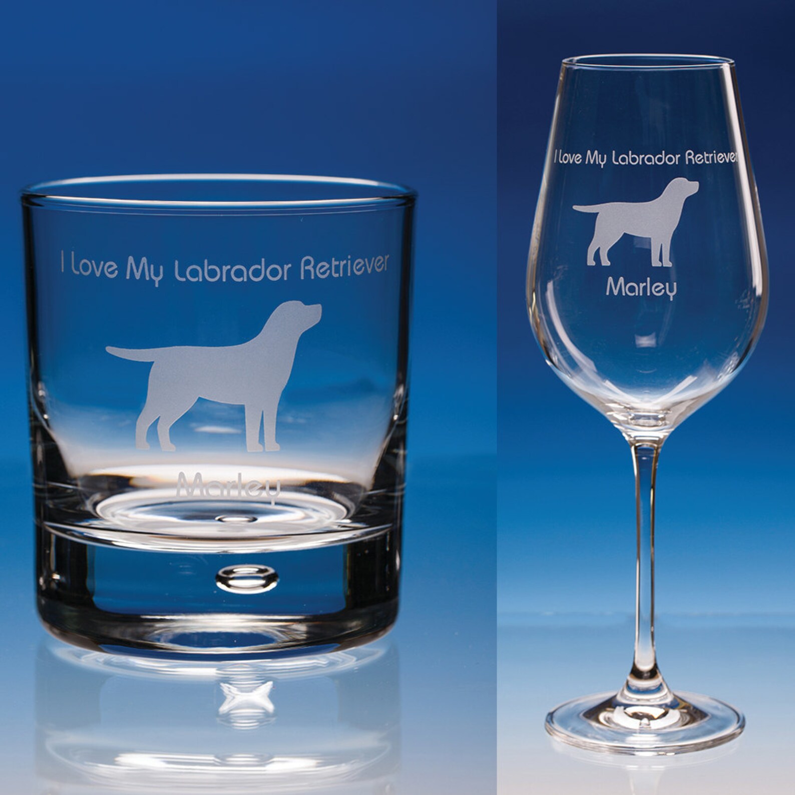 Labrador Dog Personalised Gift Labrador Wine Glass Labrador Etsy UK