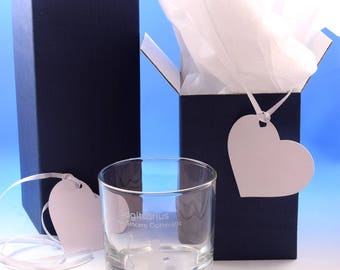 Set Regalo 20° Anniversario Matrimonio - Bicchiere Da Vino Inciso Personalizzabile Con Nomi