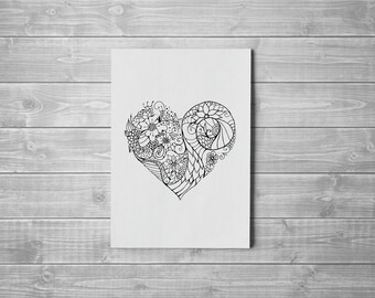 Oriental Coloring Etsy