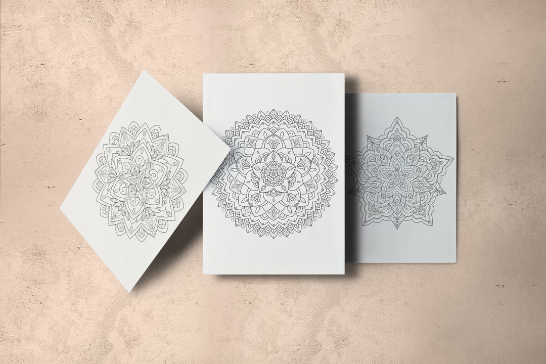 Mandala Coloring Page. Zen Coloring Pages. Printable Doodle Coloring