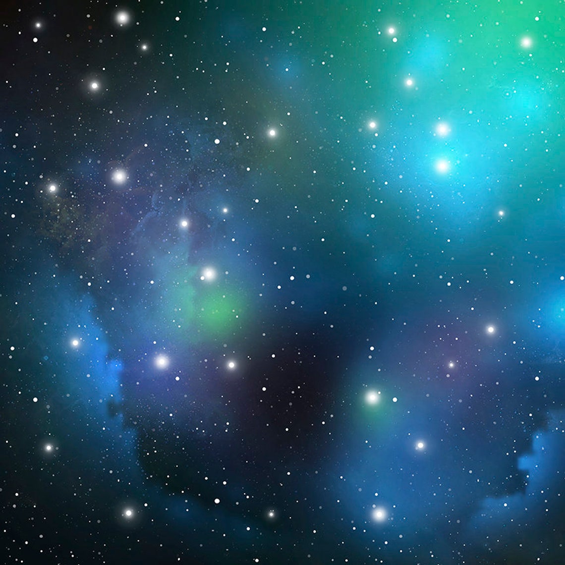 Instant Download Blue Cosmic Background. Outer Space Pictures. Galaxy ...