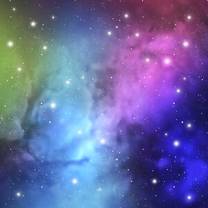 Instant Download Blue Cosmic Background. Outer Space Pictures. Galaxy ...