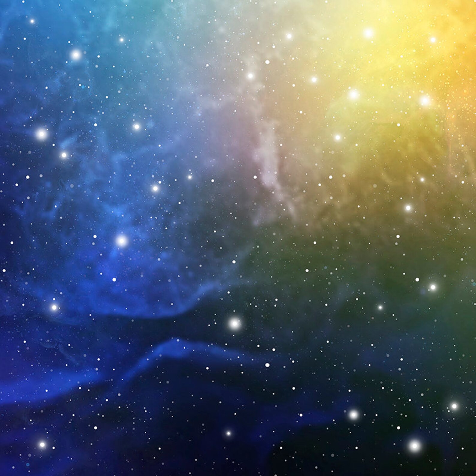 Instant Download Blue Cosmic Background. Outer Space Pictures. Galaxy ...