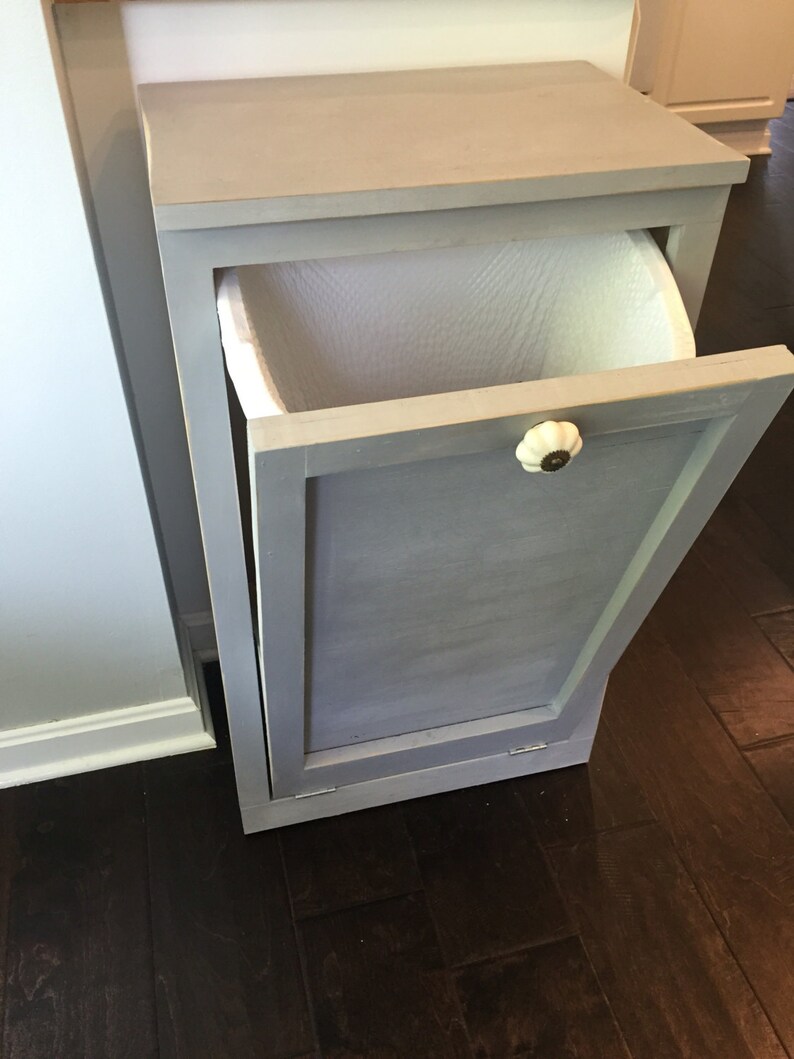 Farmhouse Style Trash Can Etsy