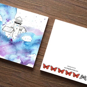 Lighthouse blank card