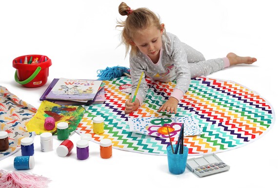 Kenley Baby Splat Mat For Under High Chair Waterproof Etsy