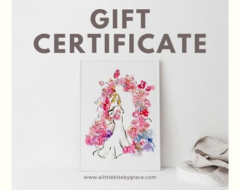 Custom Gift Certificate - The Perfect & Unique Gift for Every Occasion