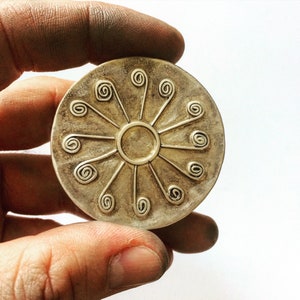 Mens Sterling Disk Ear Weights, Womens Statement Ear Weights for Stretched Ears, Silver Body Modification Ear Weights - LUGDUN ARTISANS
