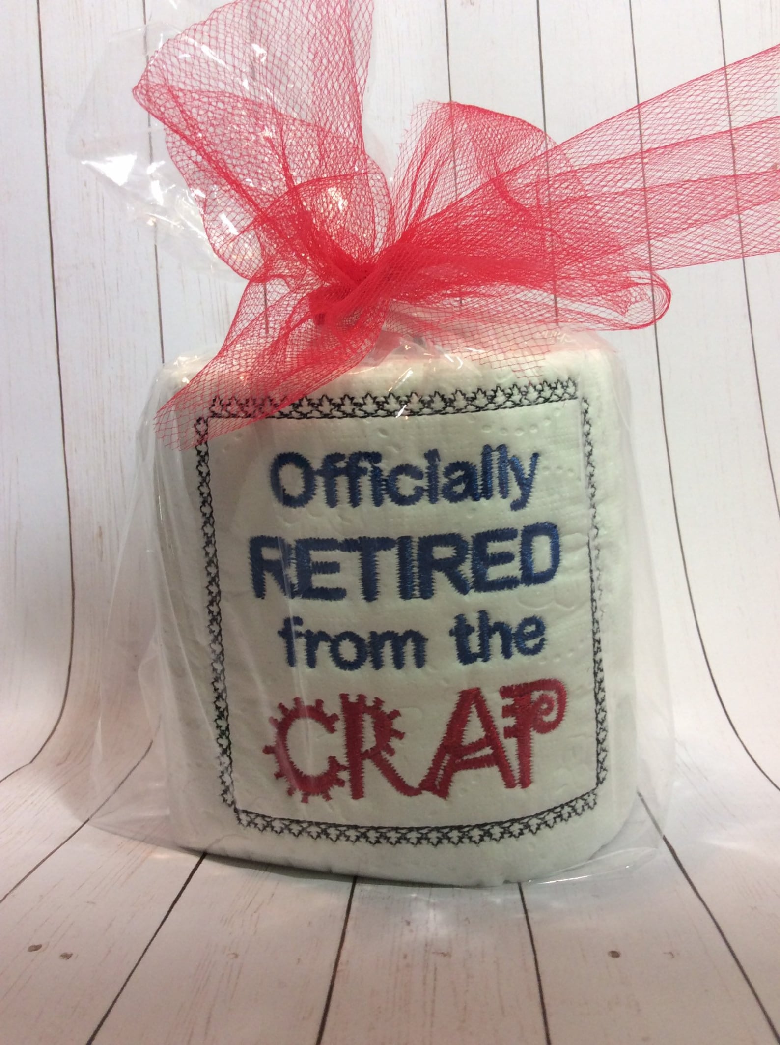 Embroidered Toilet Paper Officially Retired From the Crap - Etsy