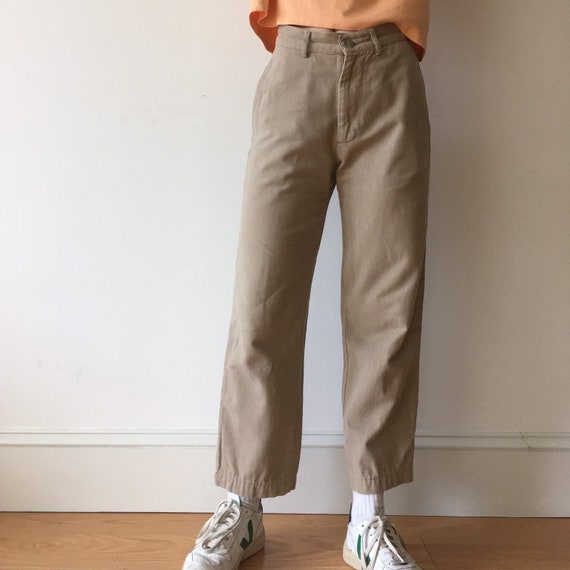 cropped khakis