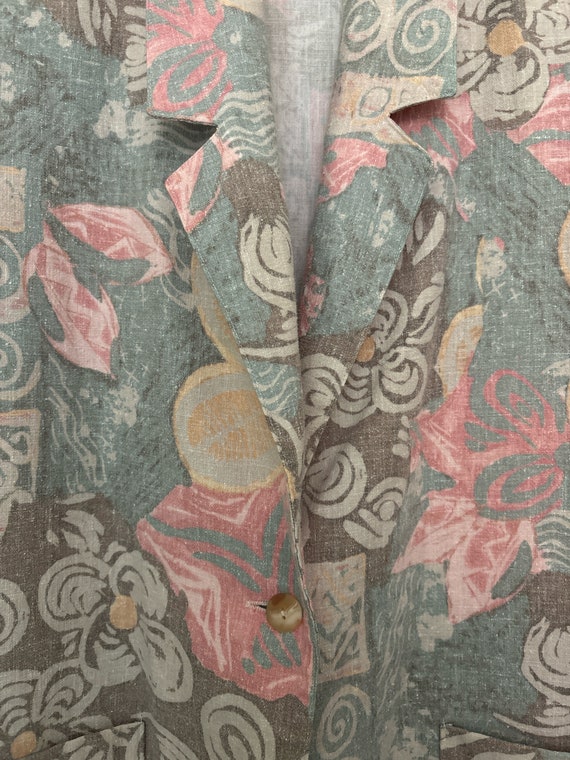 79s Kensington Square soft blazer with fish motif - image 2