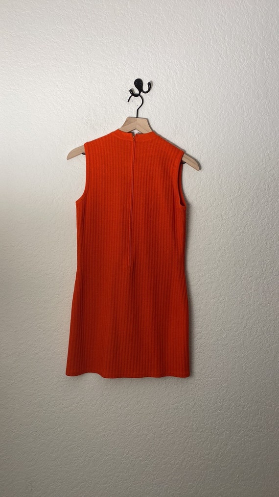 Vintage 90s St. John coral shift dress with match… - image 3