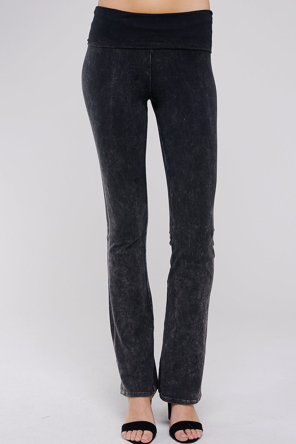 Mineral wash top yoga pants