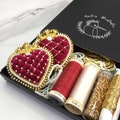 Heart Goldwork Brooch Embroidery kit, Martín Embroider, Hand Beading embroidery kit, diy embroidery kit, Goldwork, sequins, online class product logo