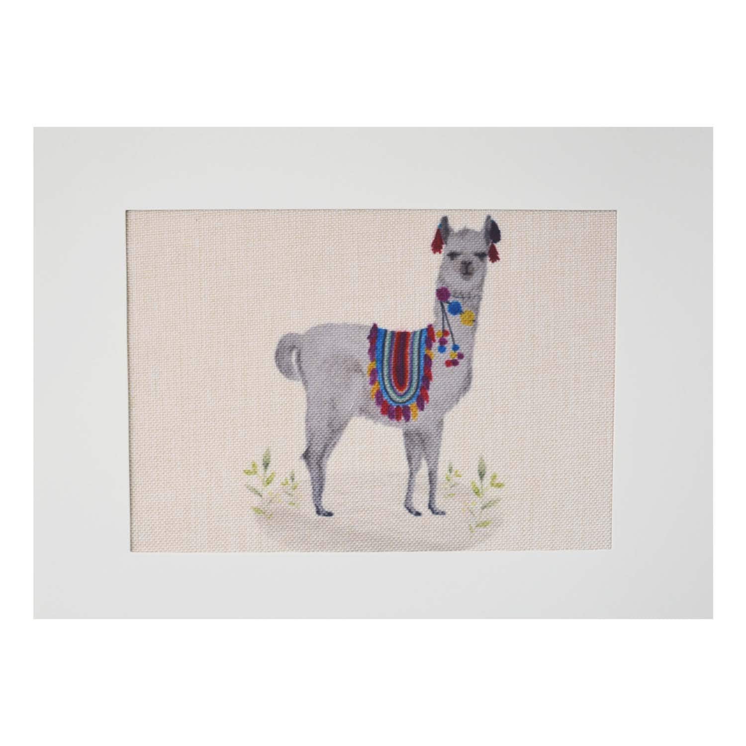 Llama embroidery pattern illustration design pattern  etsy