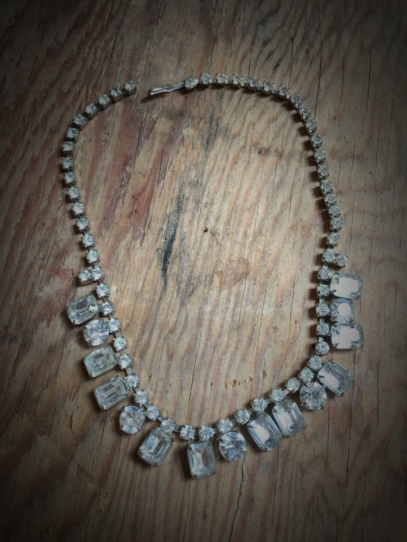 Vintage Rhinestone Choker