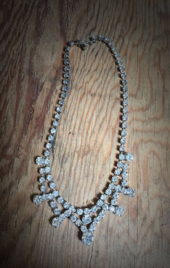 Vintage Rhinestone Choker
