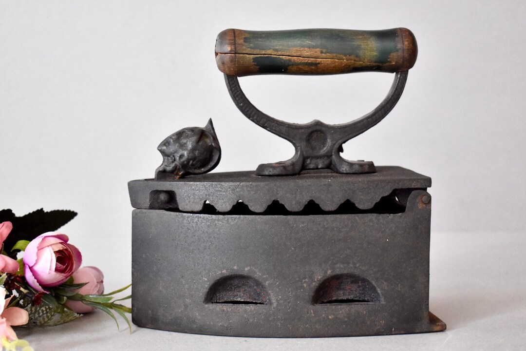 Antique Cast Iron Home Decor Vintage Gift Old Cast Iron Rustic Decor Etsy