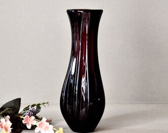 Jarrones vintage Vasos de vidrio amatista Studio Art Art Glass Home Decor Vidrio de color