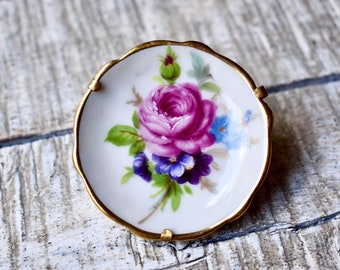 Vintage Porcelain Small Decorative Plate Limoges France Table Decor Home Decor Vintage Gift