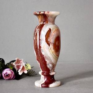 vintage Onyx Stone Vases Retro Decor Home Decor Table Decor
