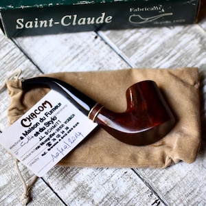 Vintage Chacom 165 ans 19  St Claude Pipe Briar Collectable Pipe Mens Gift