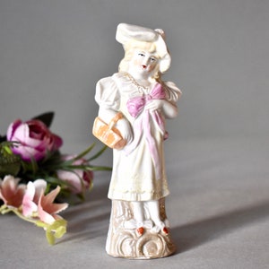 Antique German Porcelain Figurine Collectable  Porcein  Statuette Home Decor