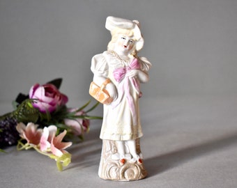 Figurine en porcelaine allemande antique, statuette de collection en porcelaine, décoration d'intérieur