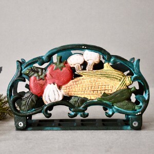 Vintage Cast Iron Tovaglioli Holder Table Decor Vintage Decor Metal Tovaglioli Holder