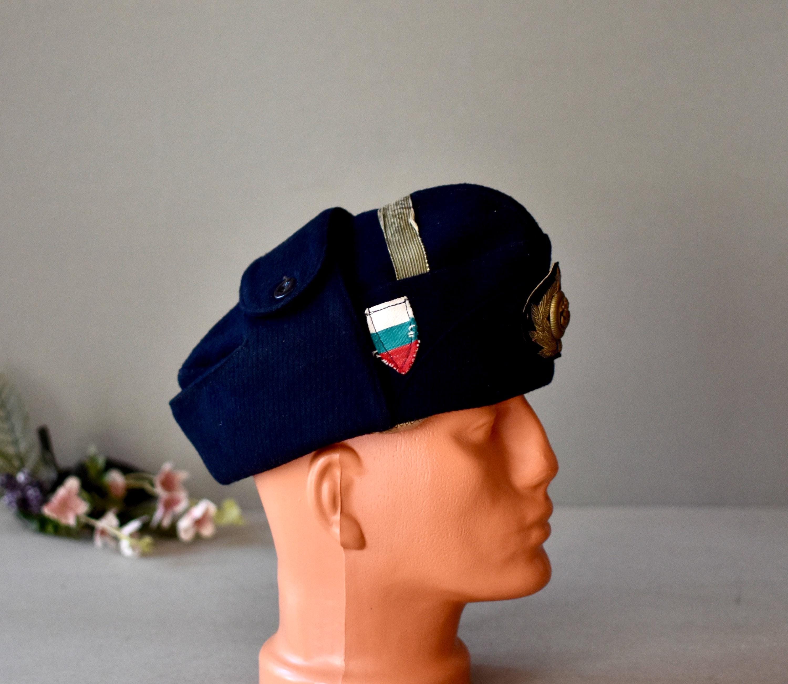 実物現役軍用 ハンガリー共和国軍制帽 ミリタリー帽子 58cmソ連