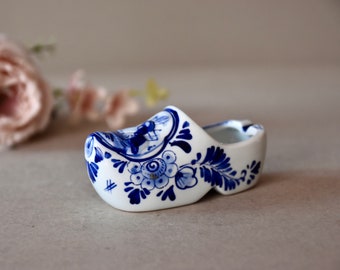 Vintage Delft  Blue Porcelain Ashtray Vintage Porcelain Home Decor Tobacco Gift