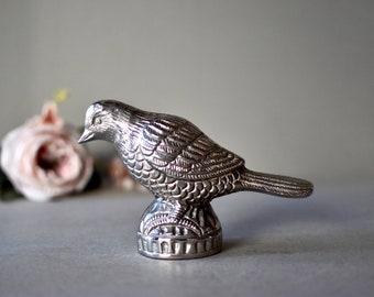 Vintage Metal Bird Figurine Collectible Statue Home Decor