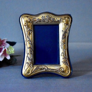 Vintage Sterling Silver Photo Frame Gilded Photography Frame Home Decor Vintage Decor Art Deco Frame