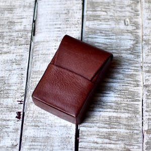 Portasigarette in pelle vintage Portasigari retrò Porta tabacco in vera pelle Regalo per uomo