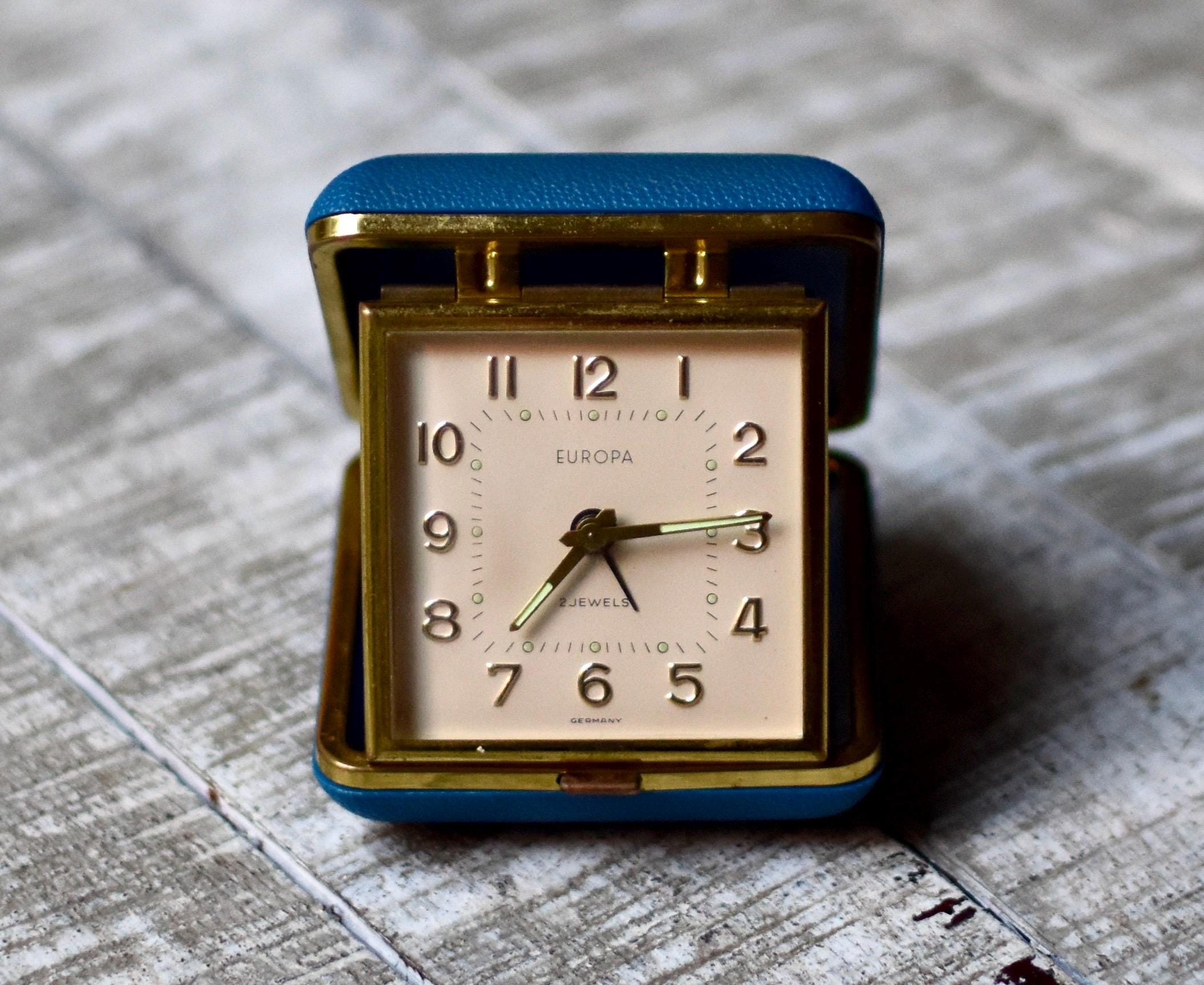 Vintage Travel Clock - Europa Home Decor Vintage Decor Clock in