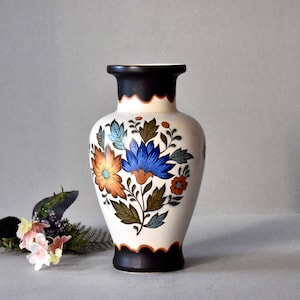 Vintage keramische Goudse vazen Woondecoratie Handflora Gouda aardewerk keramiek tafeldecor