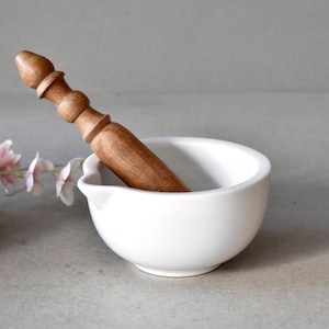 Vintage Porcelain Pharmacy Mortar Retro Mortar