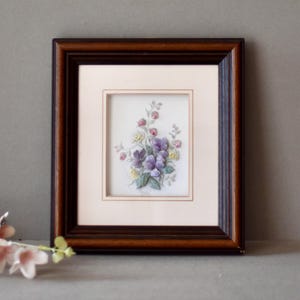 Vintage Flowers Pano Home Decor Vintage Hand Made Wall Decor Wall Hanging